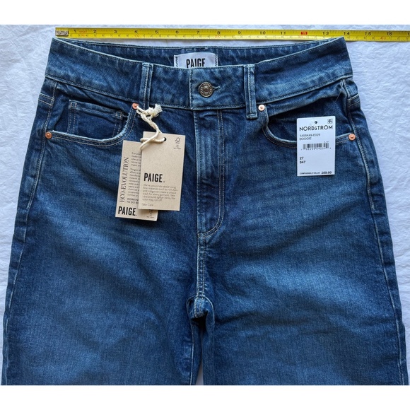 PAIGE Blue Flare & Wide Leg Jeans - Picture 8 of 16